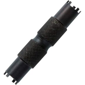Real Avid Front Sight Adjuster: universal tool for adjusting A1 and A2 Type Front Sights (4-prong and 5-prong BUIS), Black/Tan