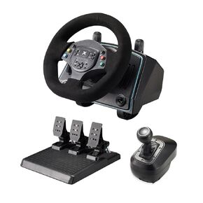 Racing Wheel for PC, Gaming Steering Wheel 1080 Degree Racing Wheel with Pedals and Shifter for PC, Xbox One, Xbox Series X/S, PS4, PS3, Xinput,Xbox 360, Nintendo Switch, Android