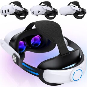 حزام رأس الراحة في Kawaye لـ META Quest 3S/Quest 3/Quest 2 ، للحصول على ملحقات Oculus Head Strap VR ، حزام VR Expressed Switced Muse for Sony PSP Games