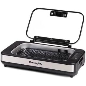 PowerXL Smokeless Grill Elite, AirFlow Technology, Smoke Capture Fan