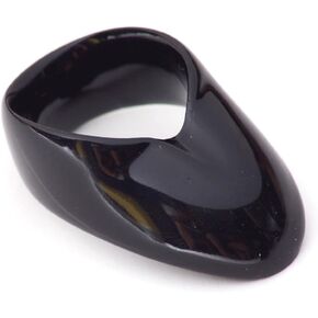 Vermil Archery Thumb Ring - Victory Black - Protective Gear for Thumb Draw in Traditional Archery
