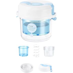 Greek Yogurt Maker - Easy DIY Greek Yogurt at Home, 3 Adjustable Pressure Modes, 225 Mesh Filter, BPA-Free, 5.91x5.51x5.91in