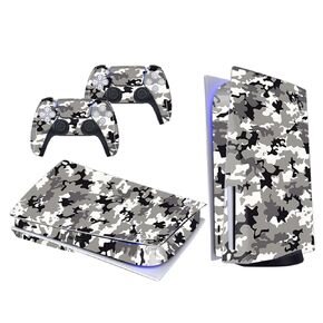 PS-5 ملصقات البشرة لوحات وحدة التحكم لوحدة التحكم في ملصقات ملصقات Pink 5 محطة Play Disc Edition Decor