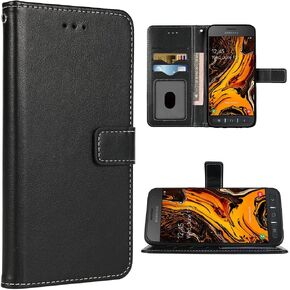Compatible with Samsung Galaxy Xcover 4 Wallet Case Wrist Strap Lanyard Leather Flip Cover Card Holder Stand Cell Accessories Folio Phone Cases for Glaxay Xcover 4S Women Men Rose Gold