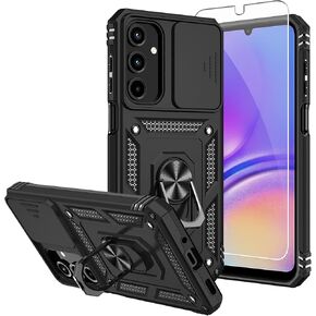 for Galaxy A16 5G Phone Case,Samsung Galaxy A16 5G Case,with Screen Protectors and Camera Cover,[Military Grade] 16ft.Drop Tested Cover with Magnetic Kickstand Protective Case for Samsung A16 5G, Blue