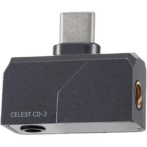 QOA Celest Mini Portable IEM DAC, in Ear Monitor Amplifier, USB C to 3.5/4.4mm Output Headphone Amplifier, High Resolution 32bit/384kHz, HiFi Earbuds Amp for Phone/PC (Gunmetal Grey)