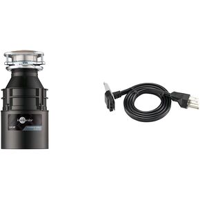 InSinkErator Badger 5XP Garbage Disposal & Garbage Disposal EZ Connect 3-Foot Power Cord for Advanced Series Continuous Feed Food Waste Disposer Models, CRD-EZ