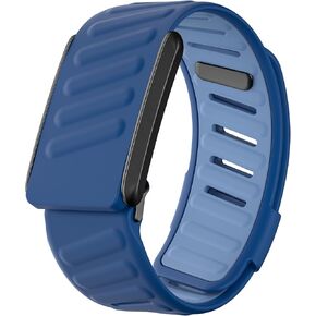 Comfort Durable Silicone Wristband Compatible with WHOOP 4.0 Band, Soft Silicone Sports Loop Strap for Men & Women, with U Shapped Connector
