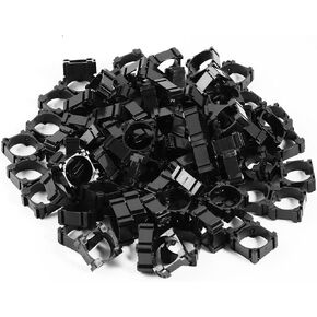 100Pcs 18650 Lithium Battery Holder Kit, Durable Plastic Cylindrical Cell Bracket, Spacer Stand for Secure DIY Battery Pack Assembly & Storage