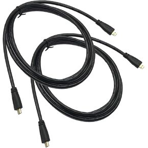 Seadream Micro HDMI to Micro HDMI Cable 1FT 2Pack Gold Plated High Speed Micro HDMI Extension Cable Micro HDMI Male to Micro HDMI Male Cable,Micro HDMI Type D Male to Male Cable in Kuwait