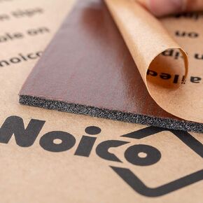 Noico Red 150 mil (4mm) 36 sqft (3.4 sqm) Noico Liner Car Heat and Sound Insulation,Heat and Cool Liner, Self-Adhesive Closed Cell Foam (PE Foam)