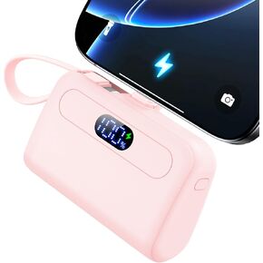 Portable Charger, Mini Power Bank, 12000mAh Phone Charger, Compact Battery Pack for Android & iPhone, Battery Bank Compatible for USB C Devices/iPhone 16/15/14/13/12/11 Series
