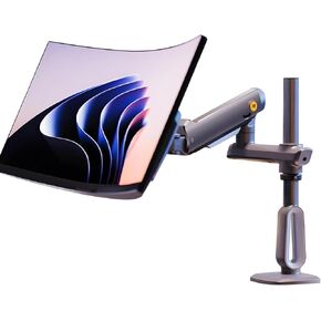 Gaming Monitor Arm for Flat/Ultrawide/Curved Monitors 27 to 50 inch, Heavy Duty Monitor Stand Load up to 18 kg, VESA 75/100 mm Monitor Mount J7