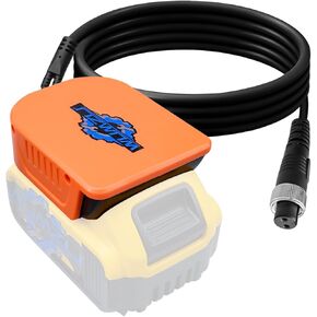 WUMZIJ Fishing Reel Battery Adapter Compatible with Dewalt 20V 60V Battery Fit for Daiwa Tanacom 1000 Leobritz 500 Shimano BeastMaster 9000 PLEMIO 3000 Electric Fishing Reel