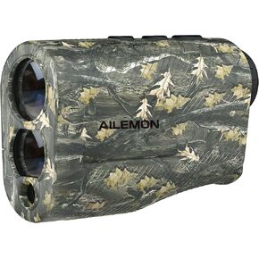 AL52C Hunting Laser Rangefinder Bow Range Finder Camo Distance Measuring Outdoor Wild 900Y with Red Display, Distance/Angle/Scan 6X Magnification