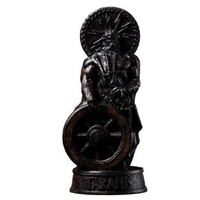 Taranis wooden statue, Celtic mythology, celtic statue, Taranis god statue, paganism, celtic pantheon, pagan statue，Viking decor Wooden statue (Wood)