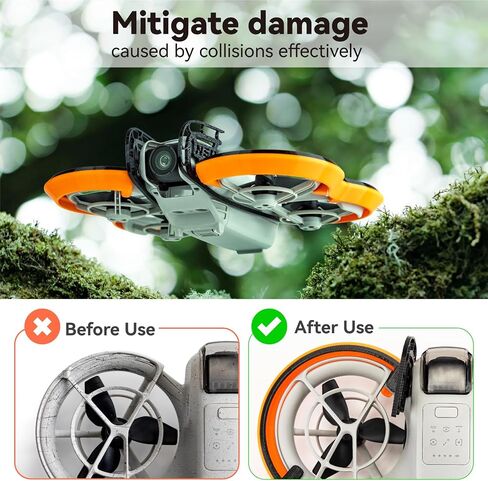 طقم حزمة الملحقات لـ DJI Neo ، غطاء Prop Pumper Anti-Collision ، متوافق مع إكسسوارات DJI Neo Drone Drone ، و Gimbal Pumper Guard in Saudi Arabia