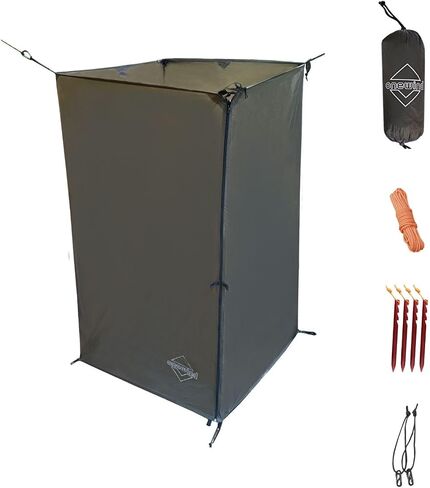 onewind Portable Privacy Shower Tent, Ultralight Camping Shower Shelter | Portable Toilet Tent Bathroom Tent Privacy Changing Dressing Room for Outdoor Use Camping Hiking Backpacking in Kuwait