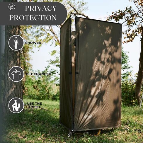 onewind Portable Privacy Shower Tent, Ultralight Camping Shower Shelter | Portable Toilet Tent Bathroom Tent Privacy Changing Dressing Room for Outdoor Use Camping Hiking Backpacking in Kuwait