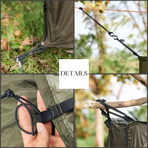 onewind Portable Privacy Shower Tent, Ultralight Camping Shower Shelter | Portable Toilet Tent Bathroom Tent Privacy Changing Dressing Room for Outdoor Use Camping Hiking Backpacking in Kuwait