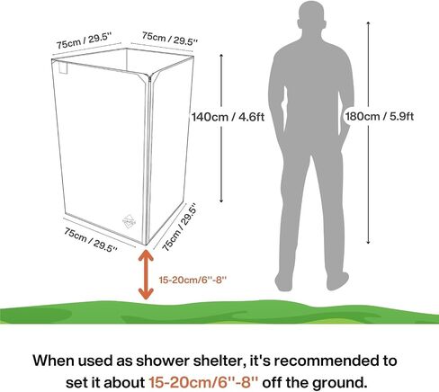 onewind Portable Privacy Shower Tent, Ultralight Camping Shower Shelter | Portable Toilet Tent Bathroom Tent Privacy Changing Dressing Room for Outdoor Use Camping Hiking Backpacking in Kuwait