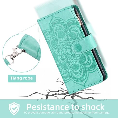 Asuwish Compatible with Samsung Galaxy A32 5G 2021 6.5 inch Wallet Case Tempered Glass Screen Protector Flip Card Holder Cell Phone Cover for Gaxaly M32 G5 Galaxies A 32 32A S32 SM-A326U A326U Blue in Saudi Arabia