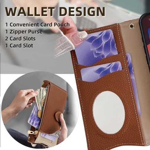 Asuwish Phone Case for Samsung Galaxy A71 5G Wallet Cover with Tempered Glass Screen Protector and Mirror PU Leather Flip Cover Card Holder Slot Stand Crossbody Strap Cell A 71 G5 71A S71 Girls Black in Saudi Arabia