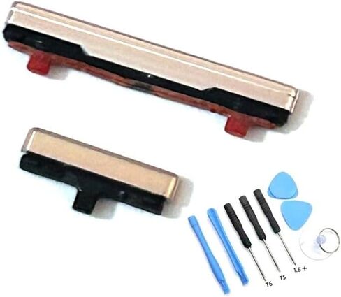 Power On Off Volume Key Side Button Replacement for Samsung Galaxy S21 / S21 Plus, with Toolkit (Black) in Kuwait