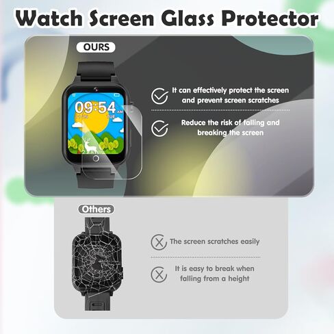 Smart Watch for Kids, with 26 Puzzle Games, Touch Screen, HD Camera, Alarm Clock, Toys for Ages 4-12 Years Old.Birthday Gift for Boys Girls (Blue) in Saudi Arabia