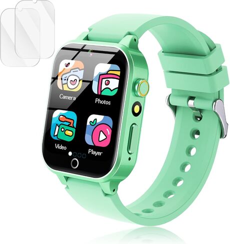 Smart Watch for Kids, with 26 Puzzle Games, Touch Screen, HD Camera, Alarm Clock, Toys for Ages 4-12 Years Old.Birthday Gift for Boys Girls (Blue) in Saudi Arabia