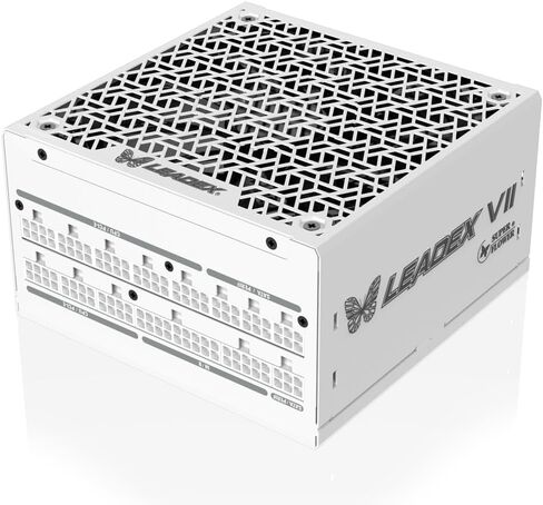Super Flower Leadex VII XG 1300W 80+ Gold, Cybenetics Platinum, Full Modular, ATX 3.1 & PCIe 5.0, W/12VHPWR Cable (2x8pin - 16pin Native Cables), Power Supply, FDB Fan, SF-1300F14XG, Black Version in Kuwait
