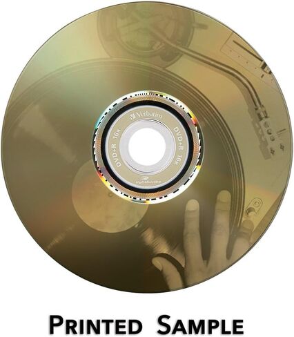 Verbatim 4.7 GB حتى 16x Lightscribe الذهب DVD DVD+R (10-DISC نفطة) 96943 in Saudi Arabia