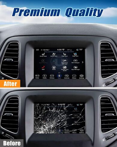7" Uconnect Screen Replacement, Touch Screen Digitizer LCD Display Navigation System for 2017 2018 2019 2020 Jeep Compass Radio Screen, New OEM Replacement TDO-WXGA0700K00033-V2 TDO-WXGA0700K00057-V1 in Saudi Arabia