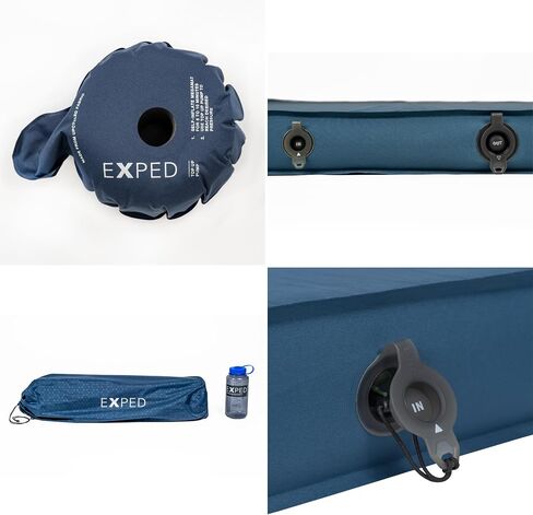 Exped Deepsleep Mat Single MW - حصيرة نوم للسيارات ذات التضخيم الذاتي ، وسادة رغوة 3 بوصة ، مضخة in Kuwait