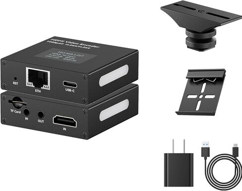 1080P60Hz HDMI Capture Card, UVC Capture Card, Tally Light, Micro SD Card, Hot Shoot, DIN Supported,Video Capture Applicable for Live Game Streaming, Screen Sharing(MiniENC1,No) in Saudi Arabia