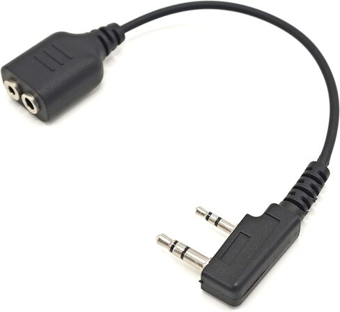 K1 to M1 Adapter Cable Compatible with BaoFeng BTECH UV-5R Kenwood 2-PIN Radios NX-1200 NX-1300 NX-P1200 to Motorola M (K1 to M1) in Kuwait
