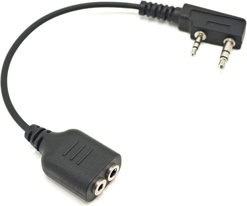 K1 to M1 Adapter Cable Compatible with BaoFeng BTECH UV-5R Kenwood 2-PIN Radios NX-1200 NX-1300 NX-P1200 to Motorola M (K1 to M1) in Kuwait