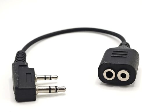 K1 to M1 Adapter Cable Compatible with BaoFeng BTECH UV-5R Kenwood 2-PIN Radios NX-1200 NX-1300 NX-P1200 to Motorola M (K1 to M1) in Kuwait