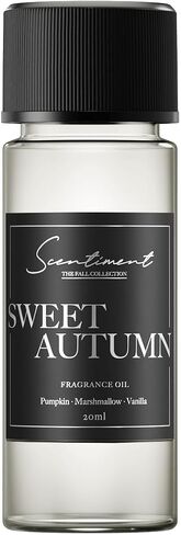 Sweet Autumn Fall Collection Diffuser Oils | Aromatherapy Home Fragrance | Luxurious Scent with Notes of Pumpkin, Marshmallow, Vanilla, 50ml in Kuwait