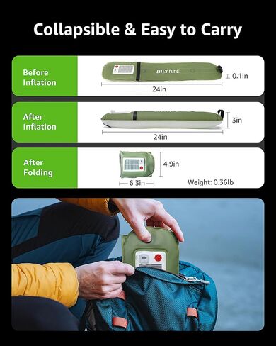 Camping Lantern, Inflatable LED Lamp for Camping, Hiking, Backpacking,Travel Outdoor Adventures, Emergency in Saudi Arabia