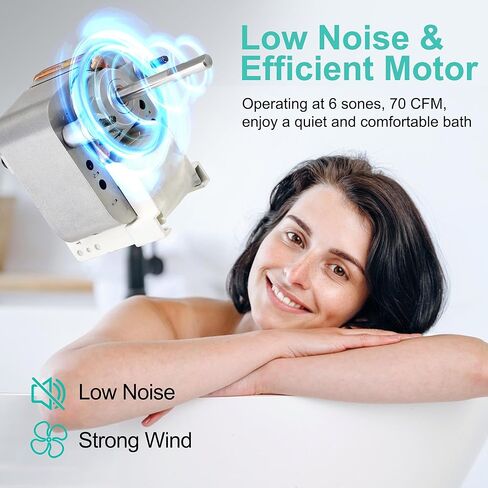 S97017450 Bathroom Fan Motor Assembly for Broan NuTone 771 771-A 70CFM Exhaust Fan Replacement Motor Kit in Kuwait