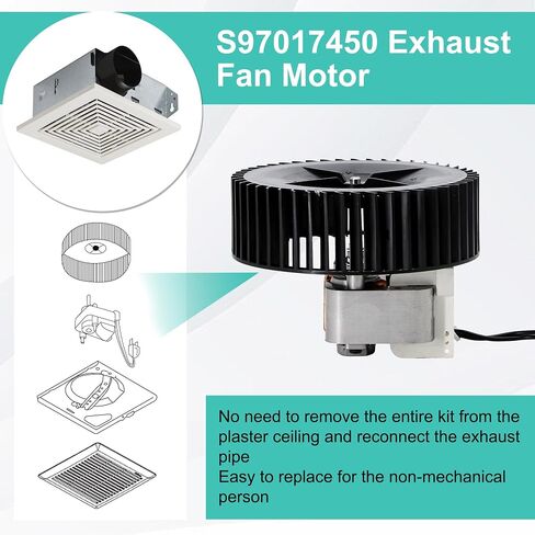 S97017450 Bathroom Fan Motor Assembly for Broan NuTone 771 771-A 70CFM Exhaust Fan Replacement Motor Kit in Kuwait
