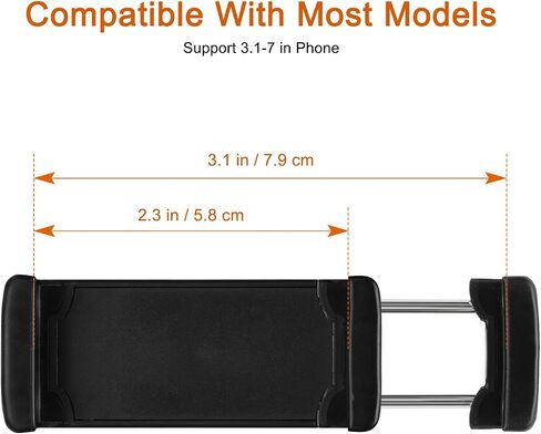 UBeesize 12" Ring Light Tripod for iPhone with Overhead Phone Mount Holder, Ring Lights with Stand and Camera Mounts for Photography/Live Streaming/TikTok/YouTube Content Creation in Kuwait