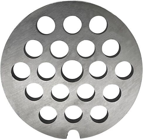 #8 Stainless Steel Meat Grinder Plate Discs Blades Compatible with Meat Grinders,Cutting Disks Heavy Duty (5/8 Hole Plate) in Kuwait