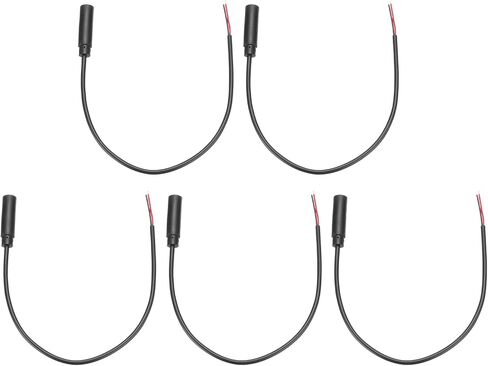 MECCANIXITY 3pcs 2.5mm Female Jack to Bare Wire Open End Replacement TRS 2 Pole Stereo Mono Audio Cable Plug Jack for Earphone Headphone Cable Repair, 0.25m in Saudi Arabia