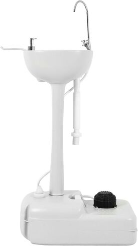 YITAMOTOR Portable Sink, 17L Camping Hand Washing Station with 24L Sewage Tank, Wheels, Soap Dispenser, Towel Holder, for Garden, Gather, Worksite, Outdoor, Travel, Boat in Saudi Arabia