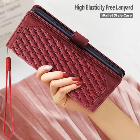 Wallet Case for Samsung Galaxy S25 Ultra, with Card Slot & Kickstand, Shockproof PU Leather Magnetic Full Protective Flip 25 25Ultra S25Ultra 5G Phone Cover, Black in Saudi Arabia