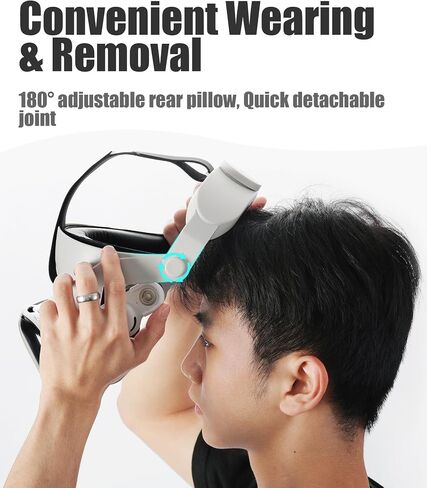 HiBloks Adjustable Head Strap Compatible with Apple Vision Pro Accessories, Comfort Head Strap with Soft Sponge Pads for Vision Pro, Pressure-Reducing, Suitable for Different Head Shapes in Saudi Arabia