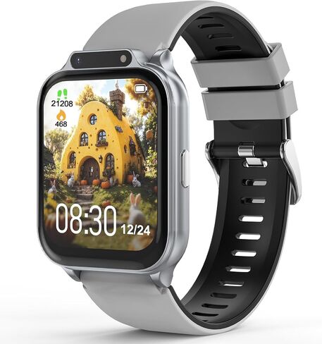 Smart Watch for Kids 1.85" with Fitness Tracker, Sleep Monitor, 22/98 Sport Modes, DIY Dial, IP68 Waterproof, Step Counter, Heart Rate, Camera, with/Without APP, Gift for 3-12 Years Old Girls and Boys in Saudi Arabia