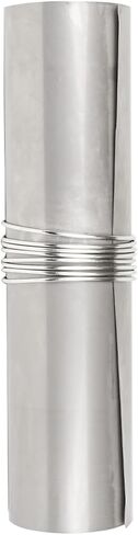 Titanium/Stainless Steel Rollable Chimney Pipe, Lightweight and Portable, DIY Folding Chimney for Hot Tent Stove, Titanium Tent Stove, Hot Tent Camping(Titanium, 2.5m/8.2ft) in Saudi Arabia